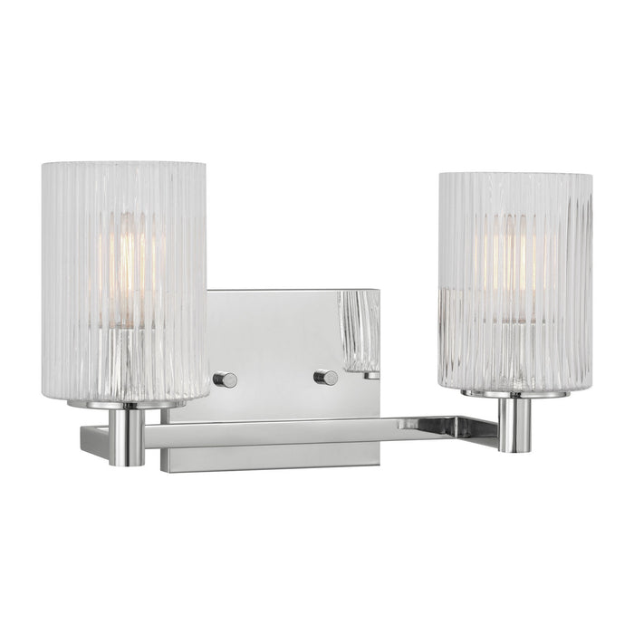 Myhouse Lighting Generation Lighting - GLV1042EN/CH - Two Light Wall / Bath - Lando - Chrome