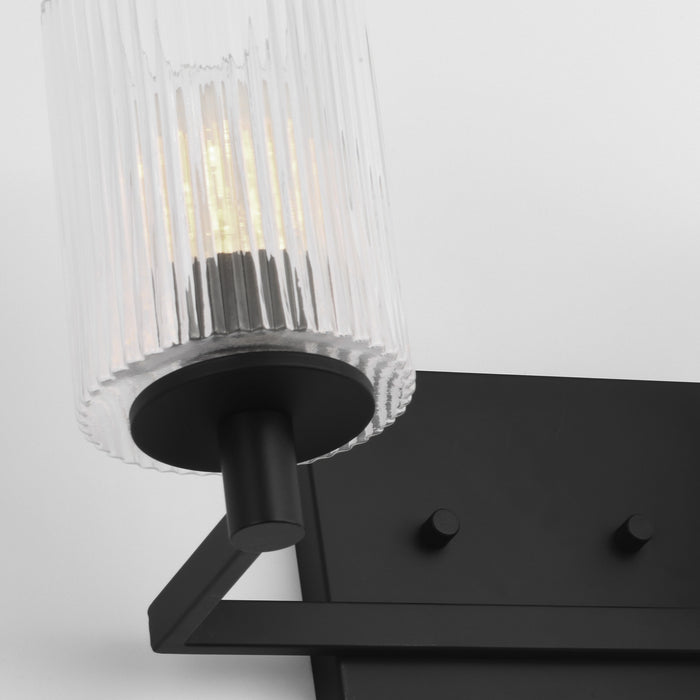 Myhouse Lighting Generation Lighting - GLV1042EN/MBK - Two Light Wall / Bath - Lando - Midnight Black