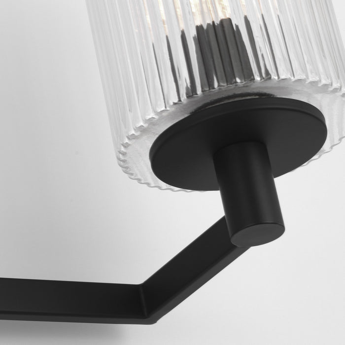 Myhouse Lighting Generation Lighting - GLV1043EN/MBK - Three Light Wall / Bath - Lando - Midnight Black