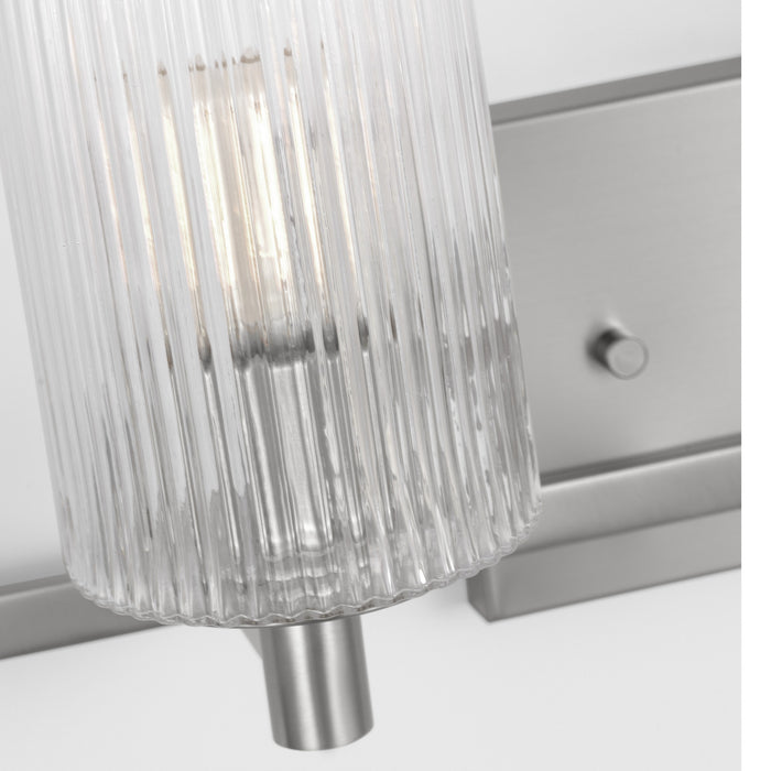 Myhouse Lighting Generation Lighting - GLV1044EN/BS - Four Light Wall / Bath - Lando - Brushed Steel