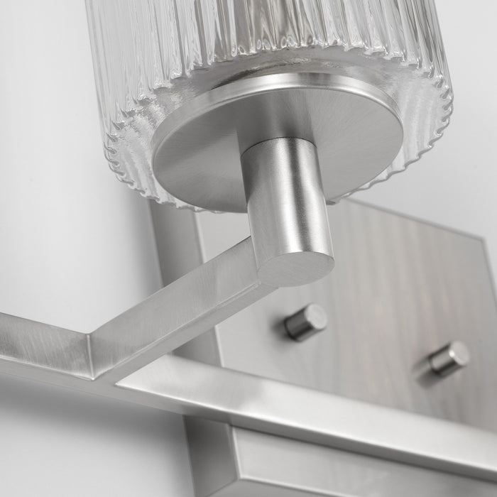 Myhouse Lighting Generation Lighting - GLV1044EN/BS - Four Light Wall / Bath - Lando - Brushed Steel