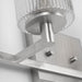 Myhouse Lighting Generation Lighting - GLV1044EN/BS - Four Light Wall / Bath - Lando - Brushed Steel