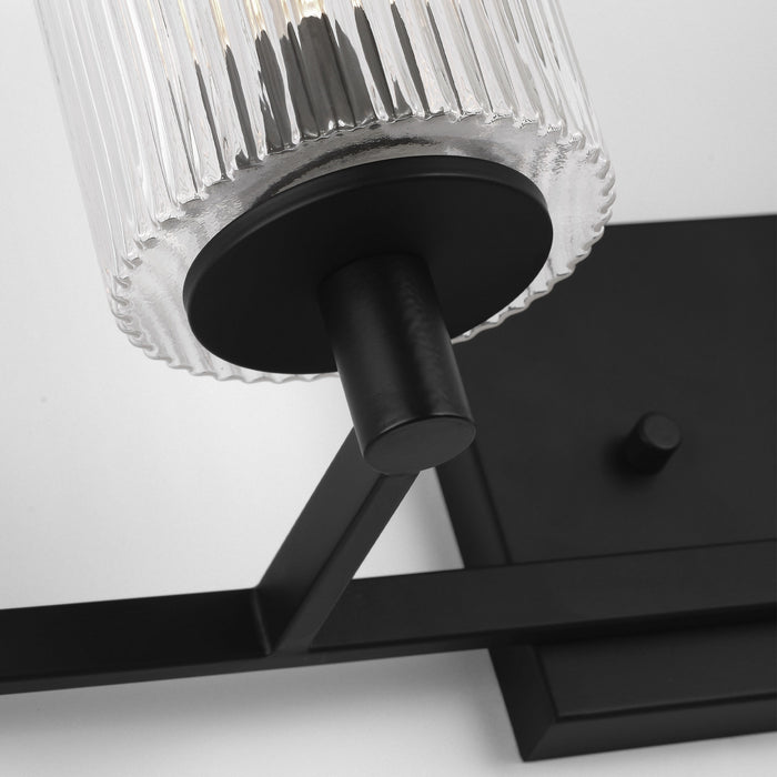 Myhouse Lighting Generation Lighting - GLV1044EN/MBK - Four Light Wall / Bath - Lando - Midnight Black