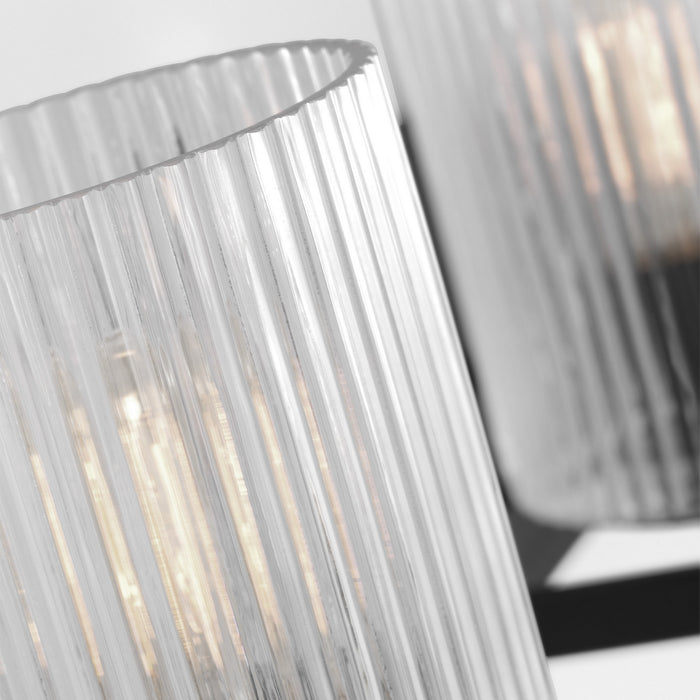 Myhouse Lighting Generation Lighting - GLV1044EN/MBK - Four Light Wall / Bath - Lando - Midnight Black