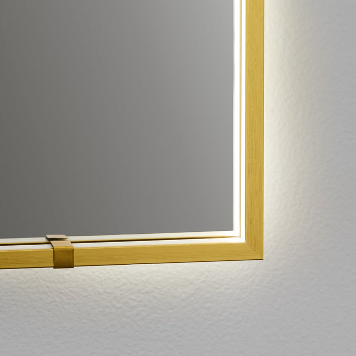 Myhouse Lighting Oxygen - 3-0105-55 - LED Mirror - Avior - Brushed Brass