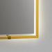 Myhouse Lighting Oxygen - 3-0105-55 - LED Mirror - Avior - Brushed Brass