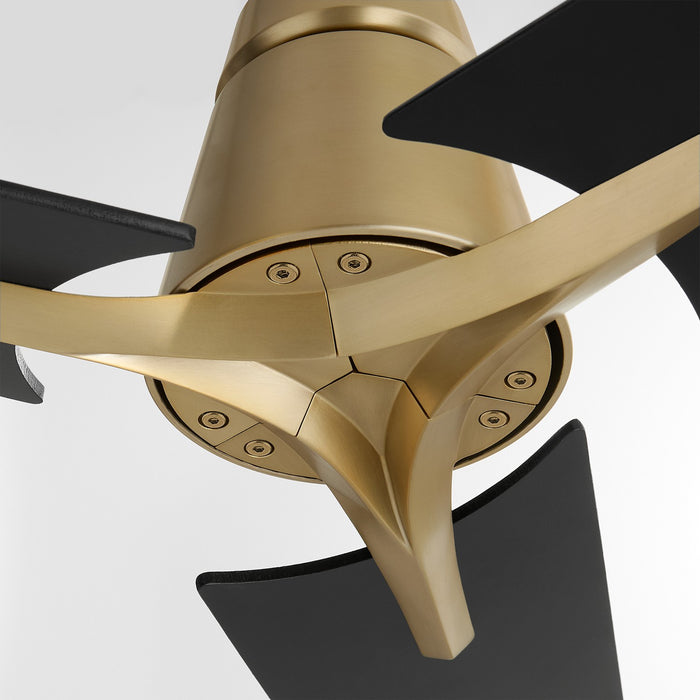 Myhouse Lighting Oxygen - 3-131-40 - 56" Ceiling Fan - Halcyon - Aged Brass