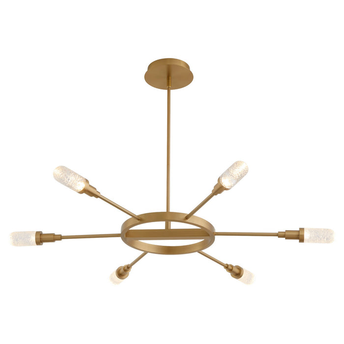 Myhouse Lighting Oxygen - 3-6118-40 - LED Chandelier - Sperano - Aged Brass