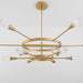 Myhouse Lighting Oxygen - 3-6119-40 - LED Chandelier - Sperano - Aged Brass