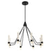 Myhouse Lighting Oxygen - 3-6714-15 - LED Chandelier - Ethos - Black