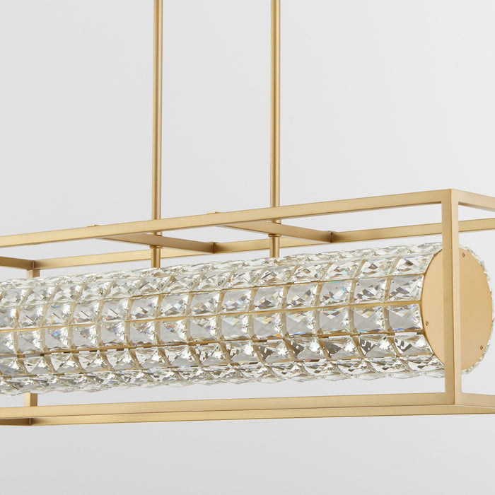 Myhouse Lighting Oxygen - 3-676-40 - LED Linear Pendant - Elan - Aged Brass