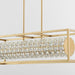 Myhouse Lighting Oxygen - 3-676-40 - LED Linear Pendant - Elan - Aged Brass