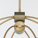 Myhouse Lighting Quorum - 6077-8-80 - Eight Light Chandelier - Arpeggio - Aged Brass