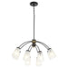 Myhouse Lighting Quorum - 6077-8-59 - Eight Light Chandelier - Arpeggio - Matte Black