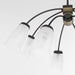 Myhouse Lighting Quorum - 6077-8-59 - Eight Light Chandelier - Arpeggio - Matte Black