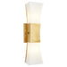 Myhouse Lighting Quorum - 561-2-74 - Two Light Wall Sconce - Ayala - Gold Leaf