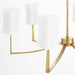 Myhouse Lighting Quorum - 681-6-74 - Six Light Chandelier - Ayala - Gold Leaf