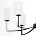 Myhouse Lighting Quorum - 681-6-59 - Six Light Chandelier - Ayala - Matte Black