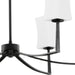 Myhouse Lighting Quorum - 681-6-59 - Six Light Chandelier - Ayala - Matte Black