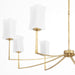 Myhouse Lighting Quorum - 681-8-74 - Eight Light Chandelier - Ayala - Gold Leaf