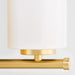 Myhouse Lighting Quorum - 5228-1-80 - One Light Wall Mount - Belinder - Aged Brass