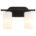 Myhouse Lighting Quorum - 5228-2-59 - Two Light Vanity - Belinder - Matte Black