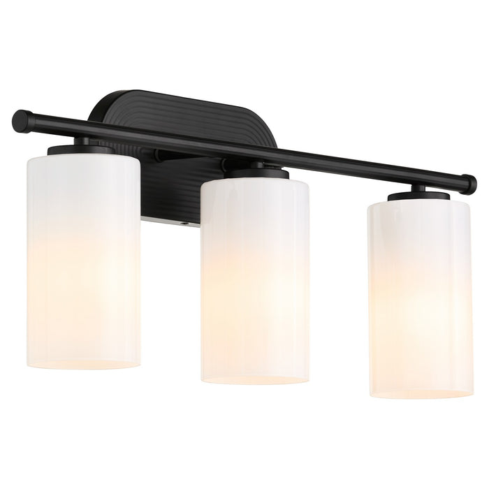 Myhouse Lighting Quorum - 5228-3-59 - Three Light Vanity - Belinder - Matte Black