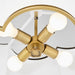 Myhouse Lighting Quorum - 8228-4-47 - Four Light Pendant - Belinder - Non-Lacquered Brass