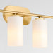 Myhouse Lighting Quorum - 5228-4-80 - Four Light Vanity - Belinder - Aged Brass