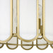 Myhouse Lighting Quorum - 824-4-80 - Four Light Pendant - Belleview - Aged Brass