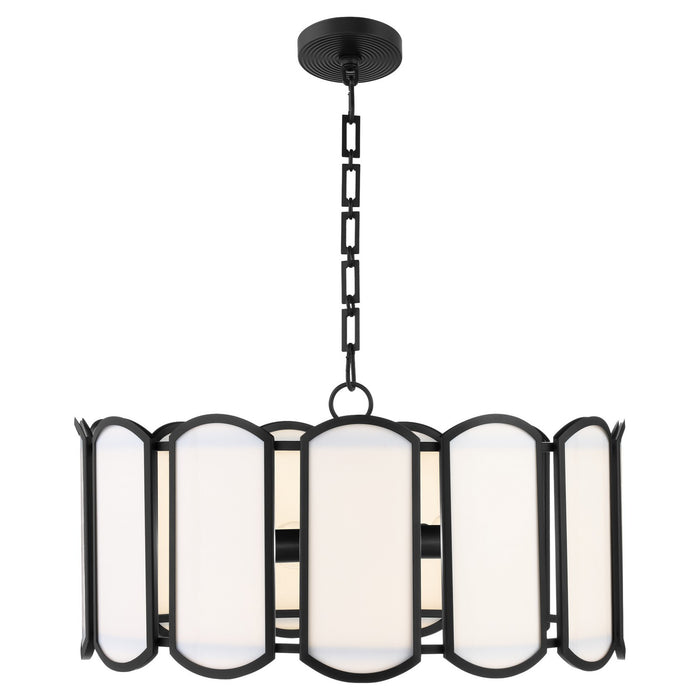 Myhouse Lighting Quorum - 824-5-59 - Five Light Pendant - Belleview - Matte Black