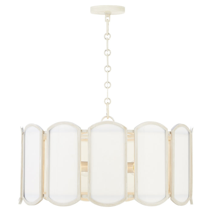 Myhouse Lighting Quorum - 824-5-52 - Five Light Pendant - Belleview - Washed Oak