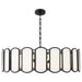 Myhouse Lighting Quorum - 824-8-59 - Eight Light Pendant - Belleview - Matte Black