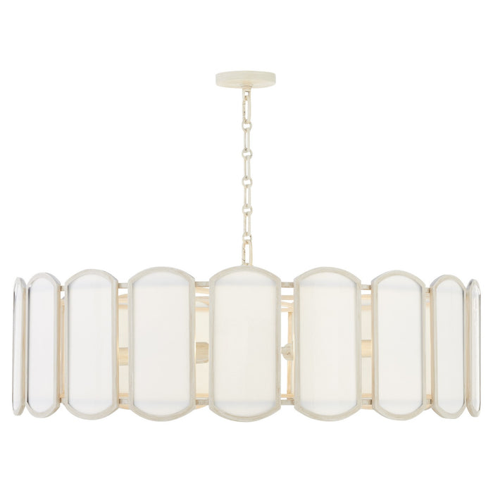 Myhouse Lighting Quorum - 824-8-52 - Eight Light Pendant - Belleview - Washed Oak