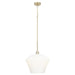 Myhouse Lighting Quorum - 8221-15-80 - One Light Pendant - Cassini - Aged Brass