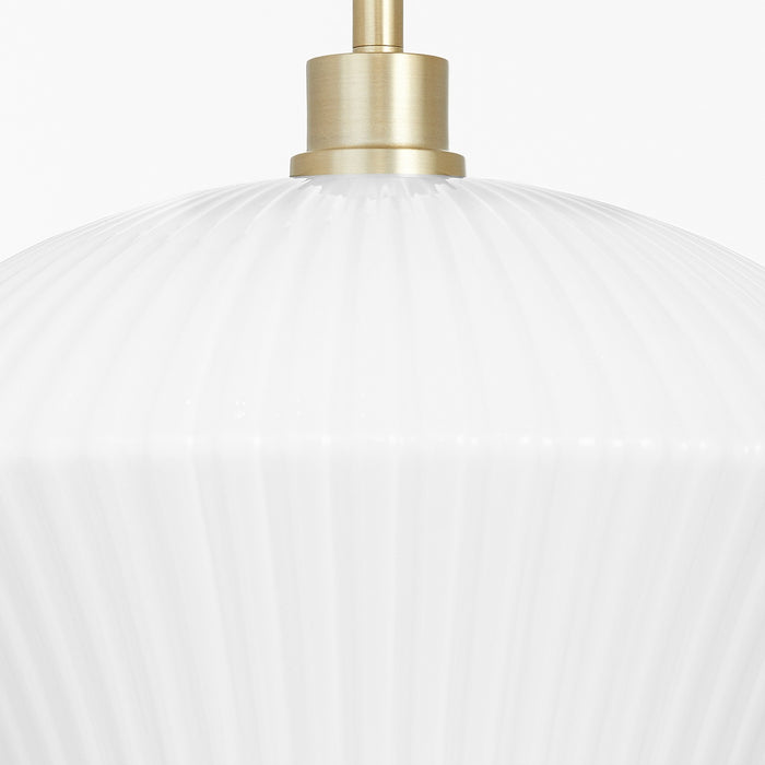 Myhouse Lighting Quorum - 8221-15-80 - One Light Pendant - Cassini - Aged Brass