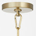 Myhouse Lighting Quorum - 8221-15-80 - One Light Pendant - Cassini - Aged Brass