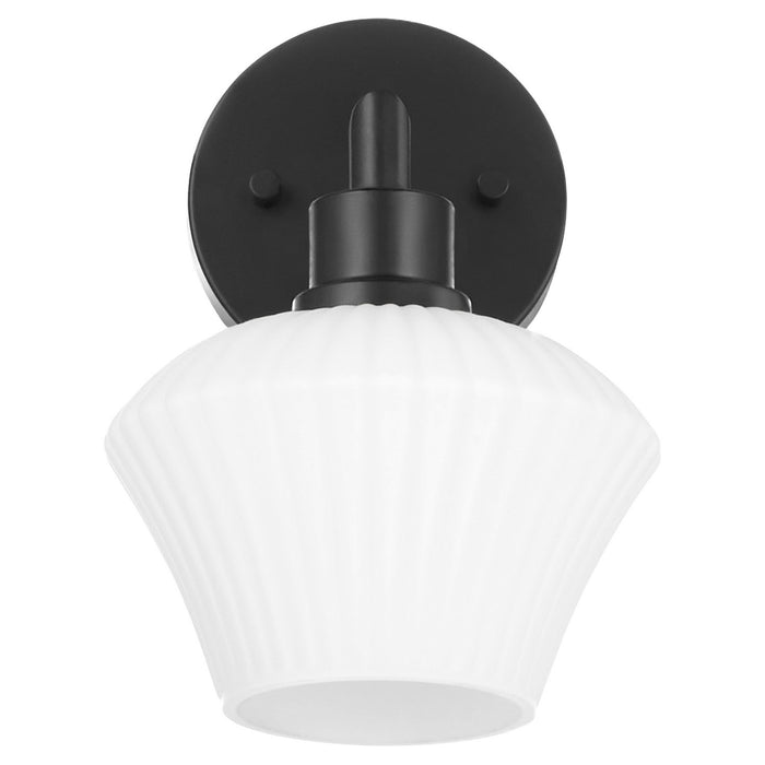 Myhouse Lighting Quorum - 5221-1-59 - One Light Wall Mount - Cassini - Matte Black