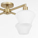 Myhouse Lighting Quorum - 3221-26-80 - Four Light Flush Mount - Cassini - Aged Brass