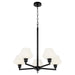 Myhouse Lighting Quorum - 6221-5-59 - Five Light Chandelier - Cassini - Matte Black