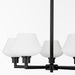 Myhouse Lighting Quorum - 6221-5-59 - Five Light Chandelier - Cassini - Matte Black