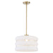 Myhouse Lighting Quorum - 806-80 - One Light Pendant - Gillis - Aged Brass