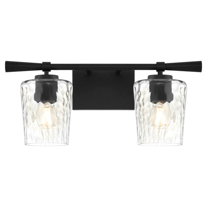 Myhouse Lighting Quorum - 5204-2-59 - Two Light Vanity - Goodwin - Matte Black