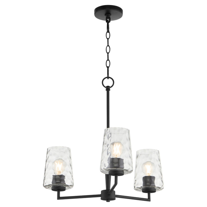 Myhouse Lighting Quorum - 6204-3-59 - Three Light Chandelier - Goodwin - Matte Black