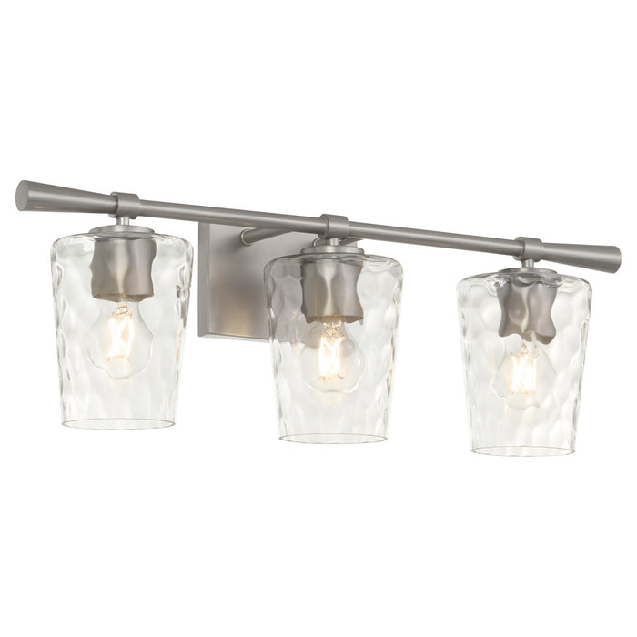 Myhouse Lighting Quorum - 5204-3-65 - Three Light Vanity - Goodwin - Satin Nickel