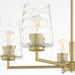 Myhouse Lighting Quorum - 6204-5-80 - Five Light Chandelier - Goodwin - Aged Brass