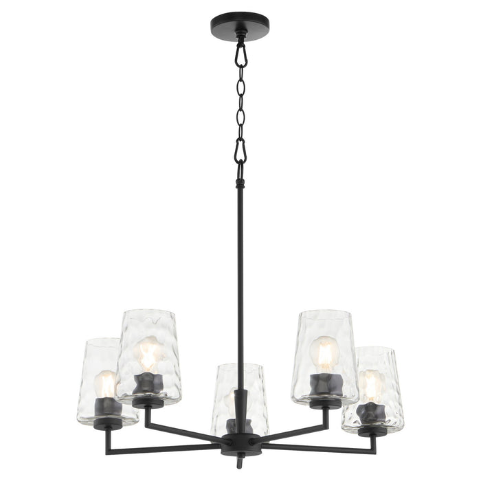 Myhouse Lighting Quorum - 6204-5-59 - Five Light Chandelier - Goodwin - Matte Black