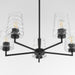 Myhouse Lighting Quorum - 6204-5-59 - Five Light Chandelier - Goodwin - Matte Black