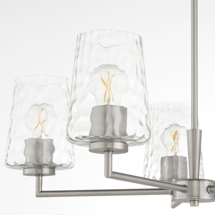 Myhouse Lighting Quorum - 6204-5-65 - Five Light Chandelier - Goodwin - Satin Nickel