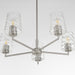 Myhouse Lighting Quorum - 6204-5-65 - Five Light Chandelier - Goodwin - Satin Nickel